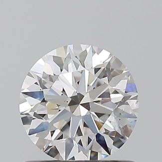 0.7 Carat Round E SI1 EX GIA Natural Diamond