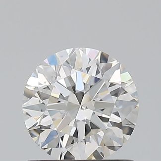 0.8 Carat Round F SI1 EX GIA Natural Diamond