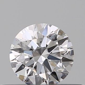 0.30 Carat Round D VVS1 EX VG GIA Natural Diamond