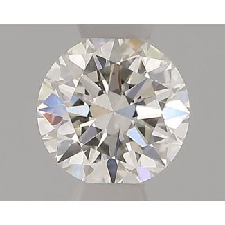 0.30 Carat Round H VS2 EX VG IGI Natural Diamond