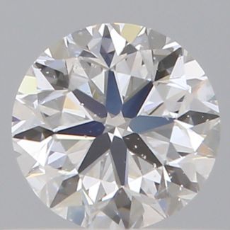 0.41 Carat Round D SI1 VG EX GIA Natural Diamond