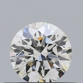 0.34 Carat Round I VS1 EX GIA Natural Diamond