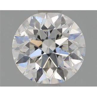 0.70 Carat Round E SI2 EX VG GIA Natural Diamond