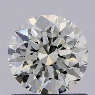 0.75 Carat Round J VVS1 VG EX GIA Natural Diamond