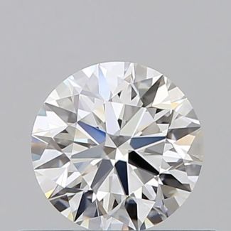 0.5 Carat Round G VVS1 EX GIA Natural Diamond