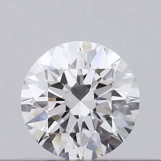 0.21 Carat Round E VVS2 EX GIA Natural Diamond