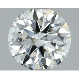 1.56 Carat Round F VVS2 EX GIA Natural Diamond