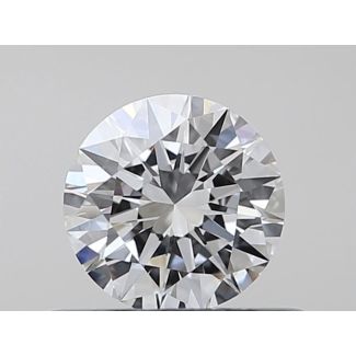 0.36 Carat Round F VVS2 EX VG GIA Natural Diamond