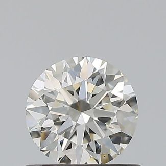 0.57 Carat Round G VS2 EX IGI Natural Diamond