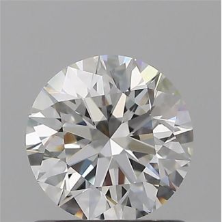 0.80 Carat Round F VVS1 EX GIA Natural Diamond