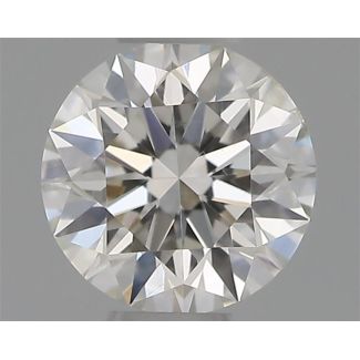 0.30 Carat Round F VS2 EX IGI Natural Diamond