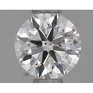 0.40 Carat Round E SI1 EX VG GIA Natural Diamond