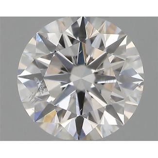 0.33 Carat Round F SI2 EX VG GIA Natural Diamond