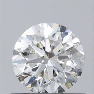 0.65 Carat Round H SI2 VG EX GIA Natural Diamond