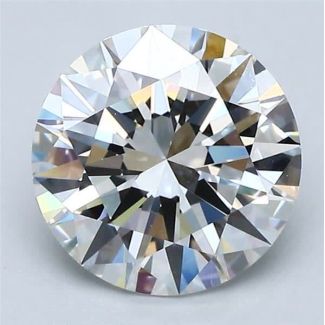 2.05 Carat Round H SI1 EX GIA Natural Diamond