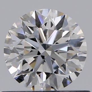 0.52 Carat Round D VS1 EX GIA Natural Diamond