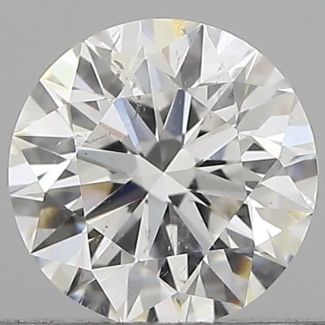 0.40 Carat Round E SI1 EX GIA Natural Diamond