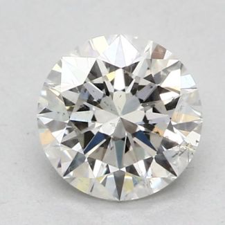 0.46 Carat Round G SI1 EX GIA Natural Diamond