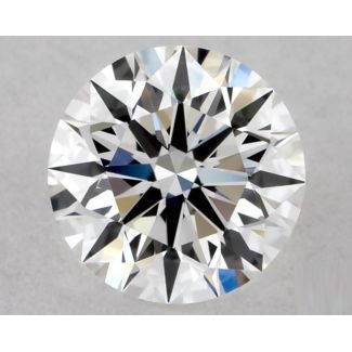 0.41 Carat Round E VVS1 EX GIA Natural Diamond