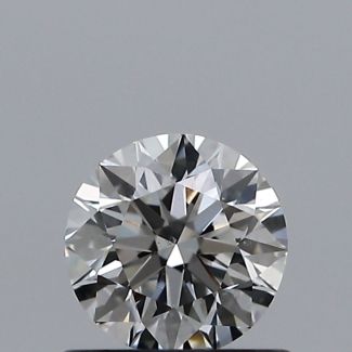 0.55 Carat Round F VS2 EX GIA Natural Diamond