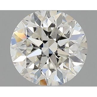 0.70 Carat Round I SI1 G EX VG GIA Natural Diamond