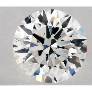 0.6 Carat Round H VS2 EX VG GIA Natural Diamond