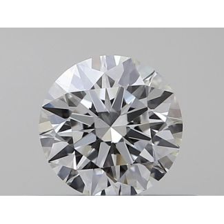 0.3 Carat Round H VVS1 EX GIA Natural Diamond