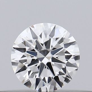 0.2 Carat Round F VVS2 EX GIA Natural Diamond