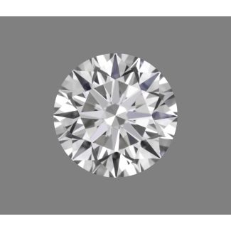 0.22 Carat Round E VVS1 EX GIA Natural Diamond