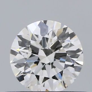 0.4 Carat Round F SI1 EX GIA Natural Diamond