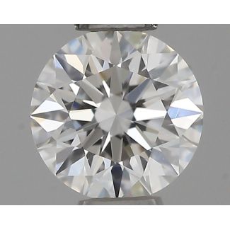 0.31 Carat Round E VVS2 EX IGI Natural Diamond