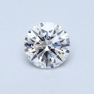 0.41 Carat Round D VS2 VG EX GIA Natural Diamond