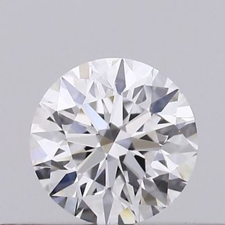 0.22 Carat Round D VS2 EX GIA Natural Diamond