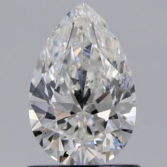 0.83 Carat Pear F SI1 - VG GIA Natural Diamond