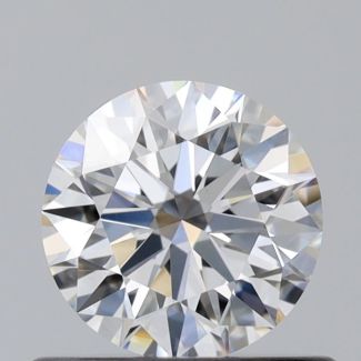 0.5 Carat Round F IF EX GIA Natural Diamond