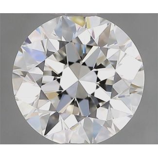 1.50 Carat Round G VVS2 EX VG HRD Natural Diamond