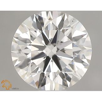 0.62 Carat Round H VS2 EX GIA Natural Diamond