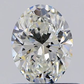 0.52 Carat Oval I VVS1 - EX VG GIA Natural Diamond