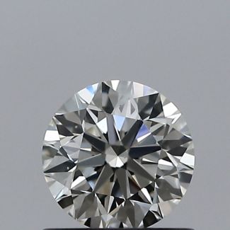 0.60 Carat Round J VS2 VG EX GIA Natural Diamond