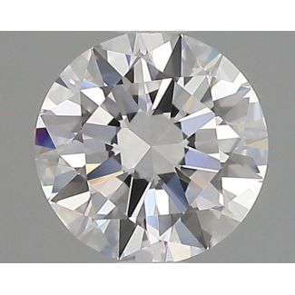 0.58 Carat Round D VVS1 EX GIA Natural Diamond