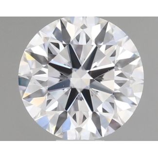 0.57 Carat Round D VS1 EX GIA Natural Diamond