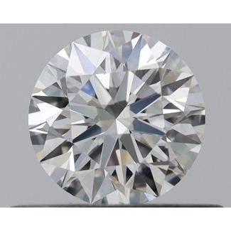 0.37 Carat Round H VS2 EX GIA Natural Diamond