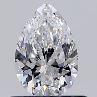 0.50 Carat Pear D VVS1 - VG GIA Natural Diamond