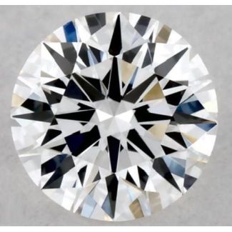 0.3 Carat Round E VVS2 EX VG GIA Natural Diamond