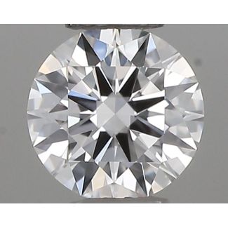 0.18 Carat Round G VVS1 EX GIA Natural Diamond