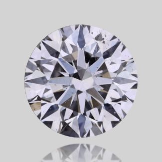 0.21 Carat Round D SI1 EX GIA Natural Diamond