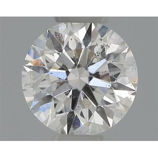 0.31 Carat Round H SI2 EX VG GIA Natural Diamond