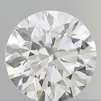 0.40 Carat Round F VS1 EX GIA Natural Diamond