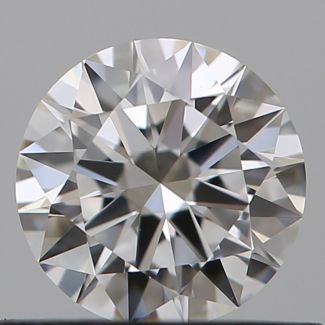 0.51 Carat Round H VS1 EX GIA Natural Diamond