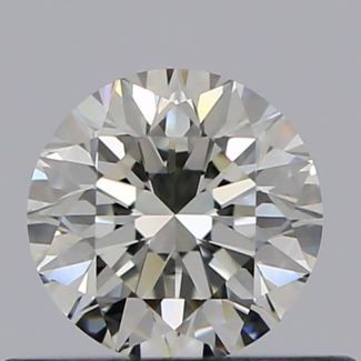 0.40 Carat Round J VVS1 VG EX GIA Natural Diamond